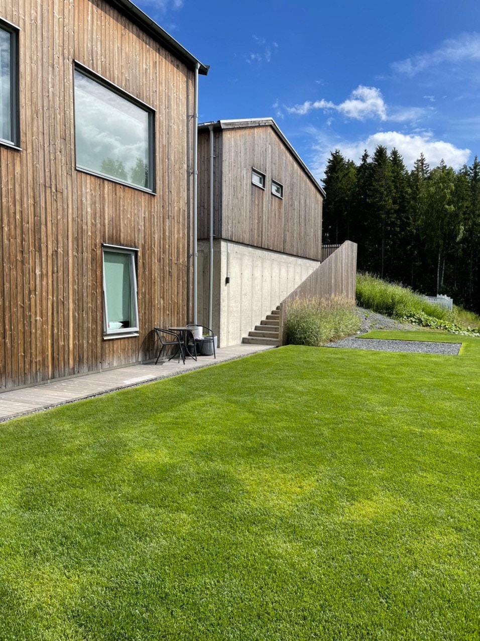 Soverom vender mot skogsområde uten gjenboere Galleribilde