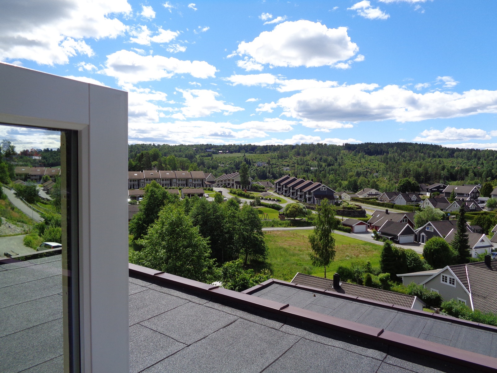 Utsikt fra balkong Galleribilde