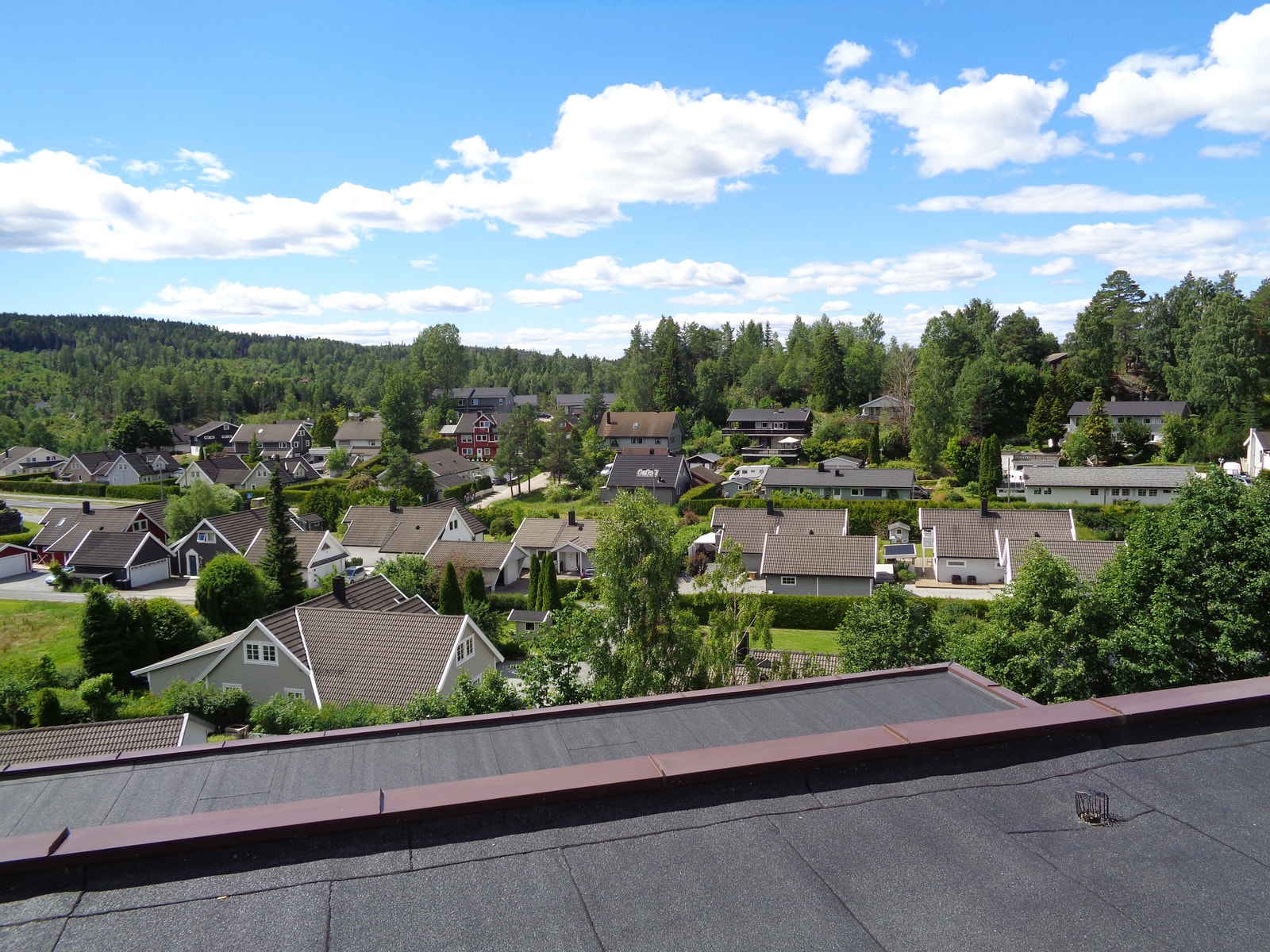 Utsikt fra balkong. Galleribilde