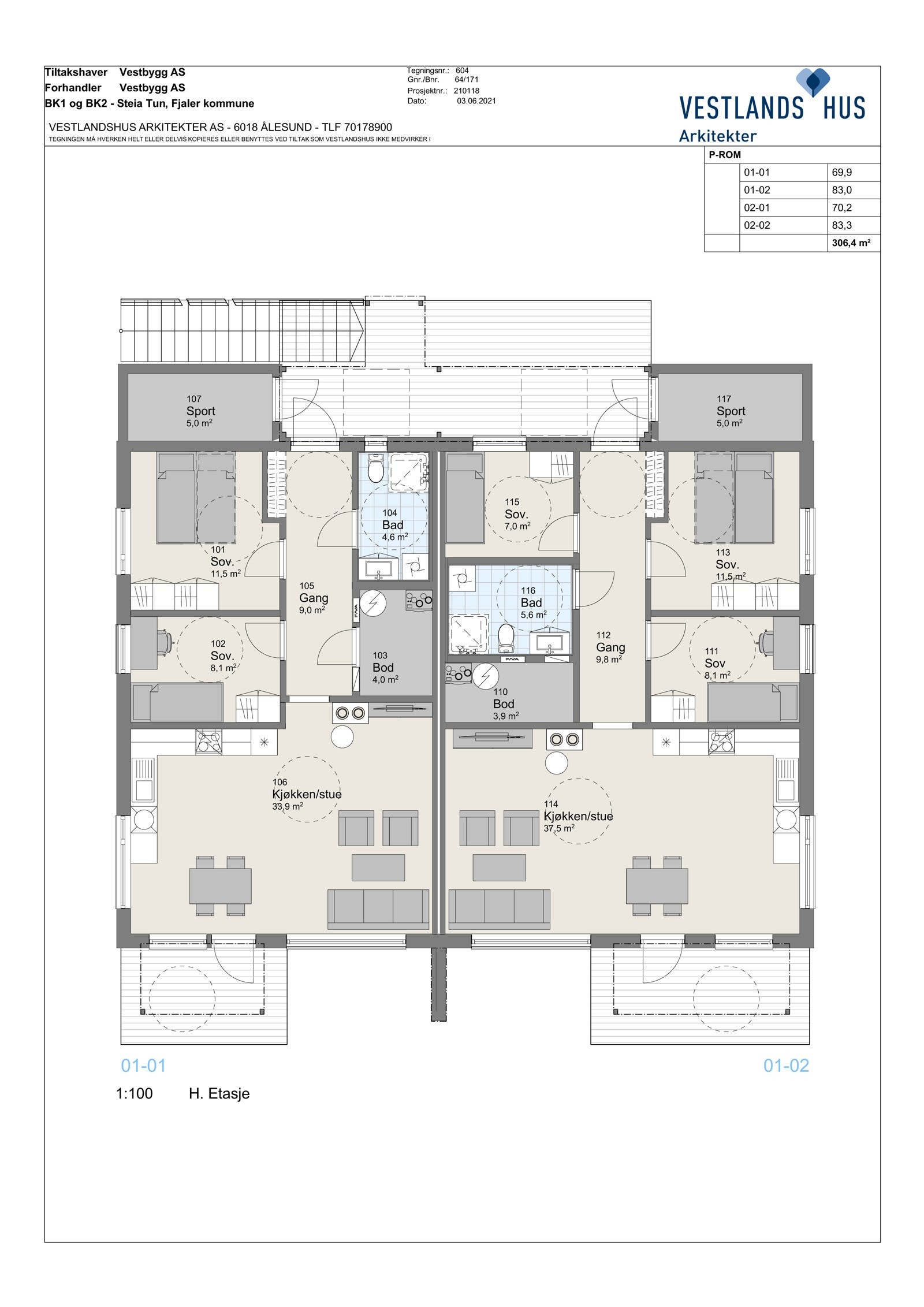 BK1+2 - Salgstegninger - Firemansbustad Galleribilde