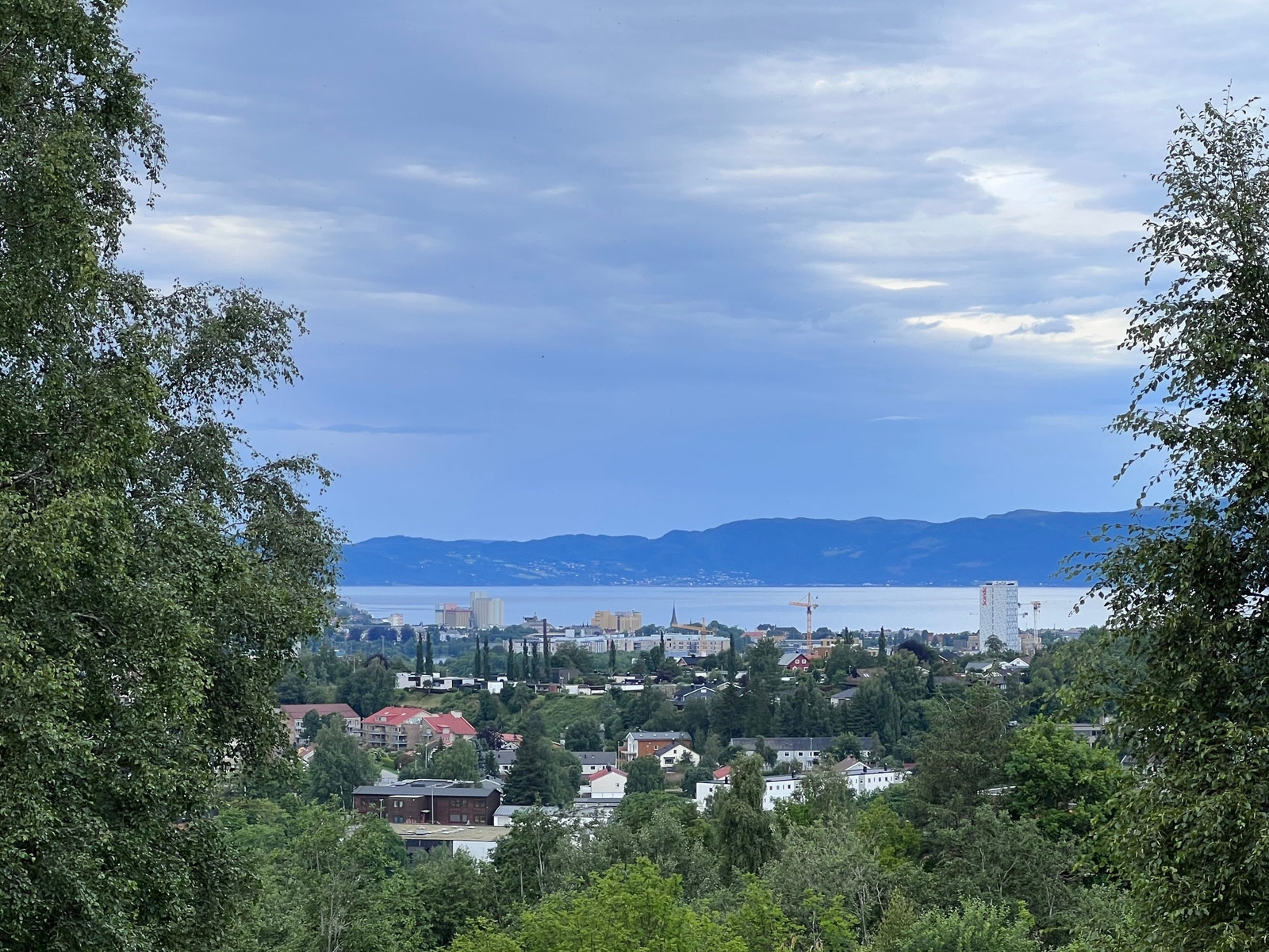 Utsikt fra terrasse Galleribilde