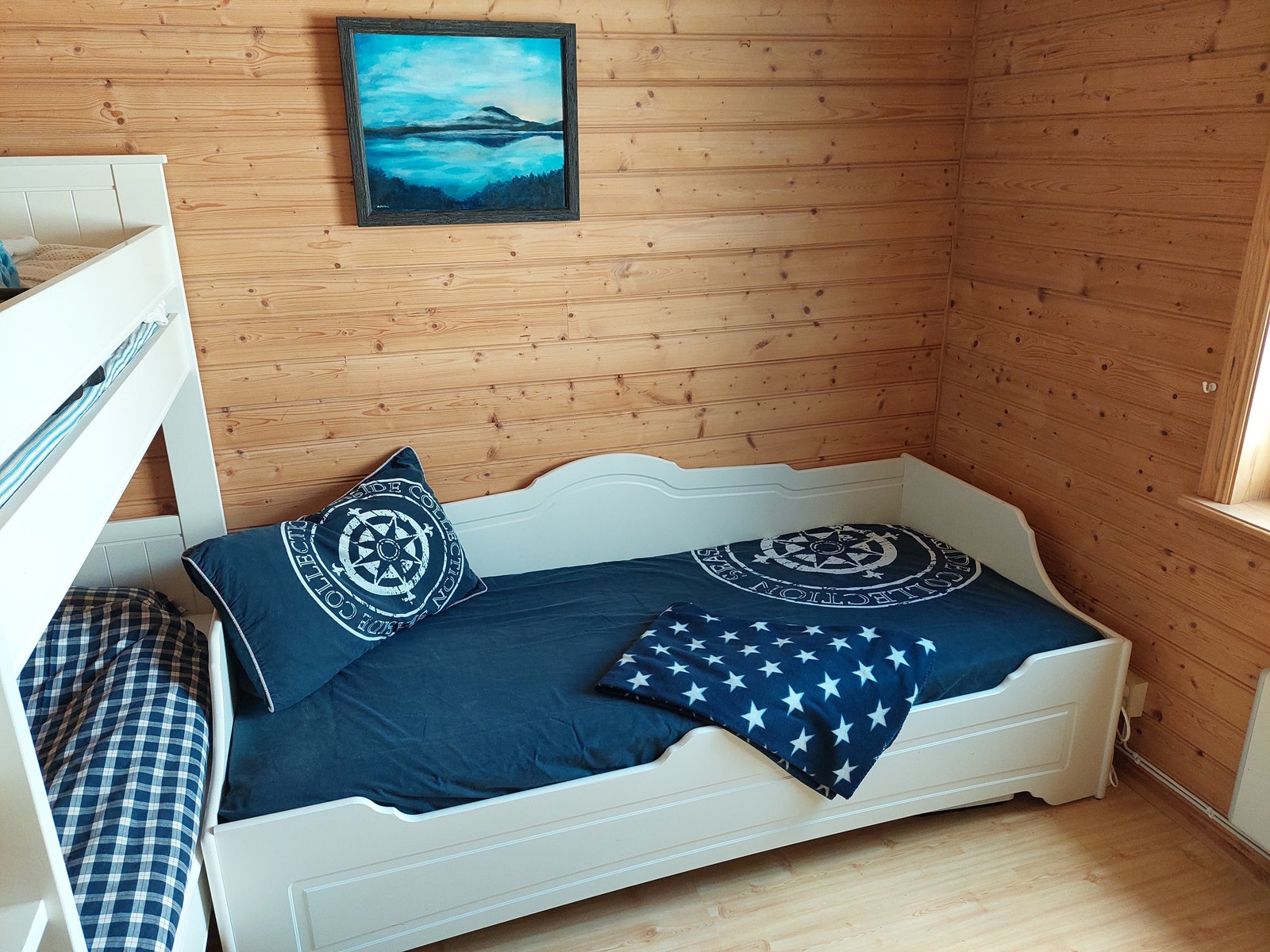 Soverom 2: Her er det for øyeblikket tre sengeplasser. Galleribilde