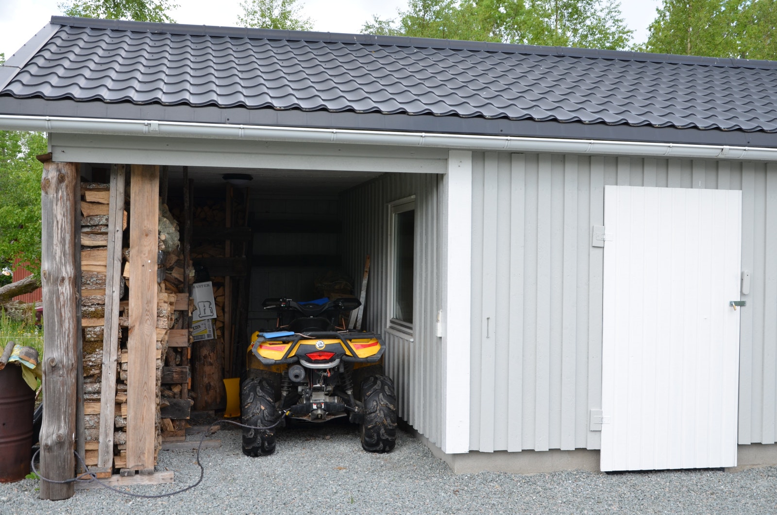 Carport ca. 14 kvadratmeter Galleribilde