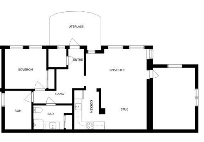 Plantegning Galleribilde