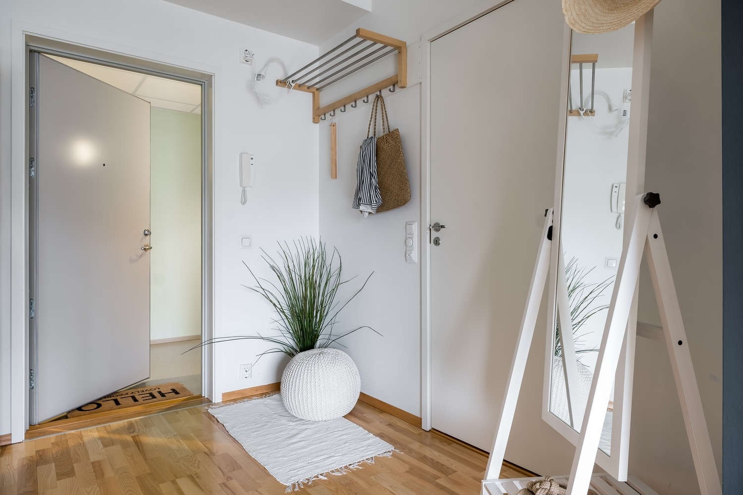 Leiligheten har oppvarming via fjernvarme. Galleribilde