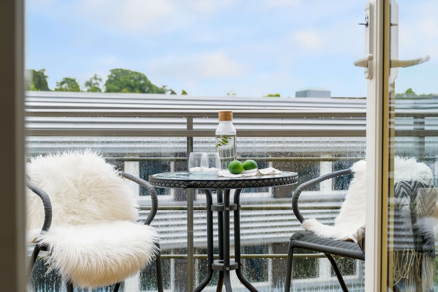 Utenfor soverommet er det en koselig balkong på 5,5 kvm. Galleribilde