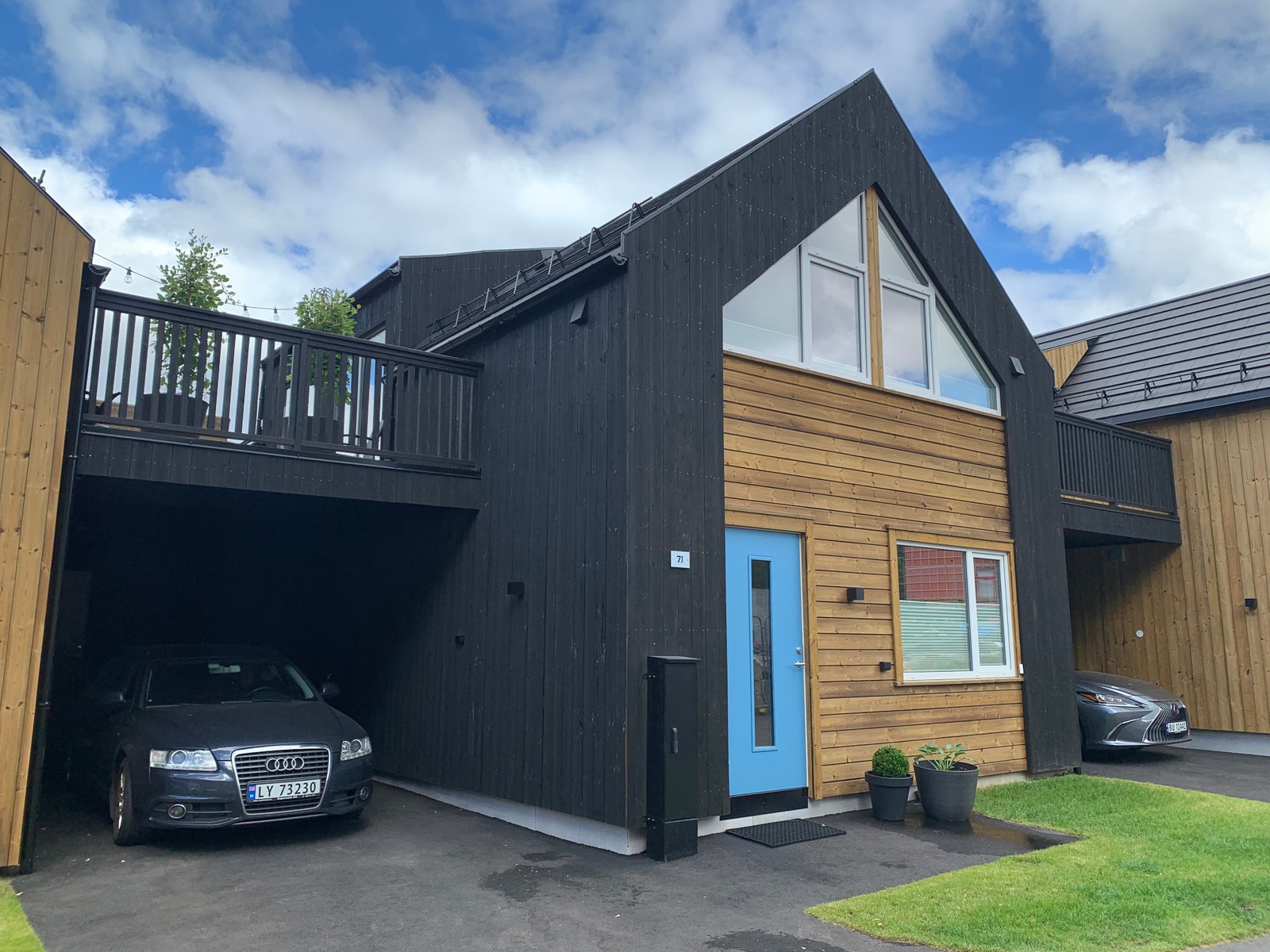 Carport med plass til 2 biler Galleribilde