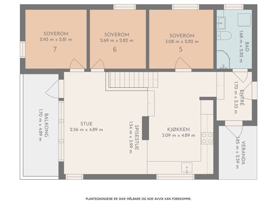 Plantegning 2.etasje Galleribilde