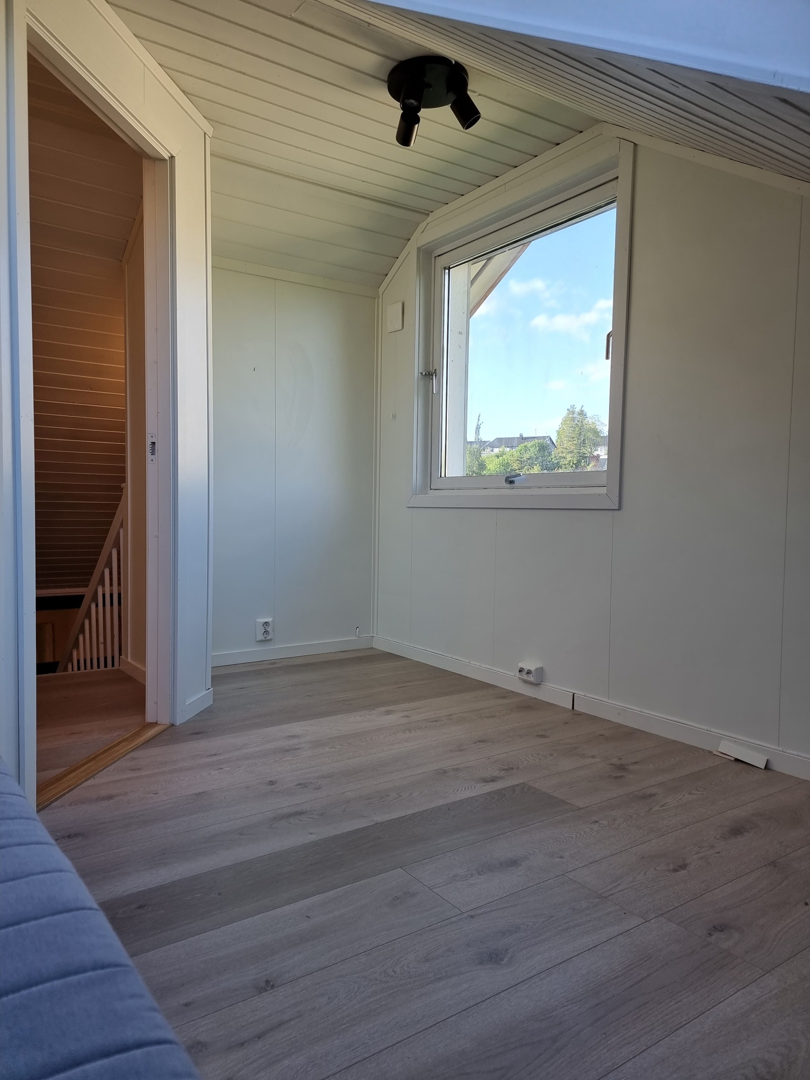 Soverom 1, Innerste hjørnet ble tidligere brukt til liten pult og kontorstol Galleribilde