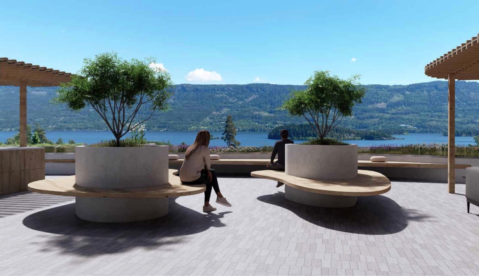 I tillegg til din egen, har du også tilgang på felles takterrasse. Galleribilde