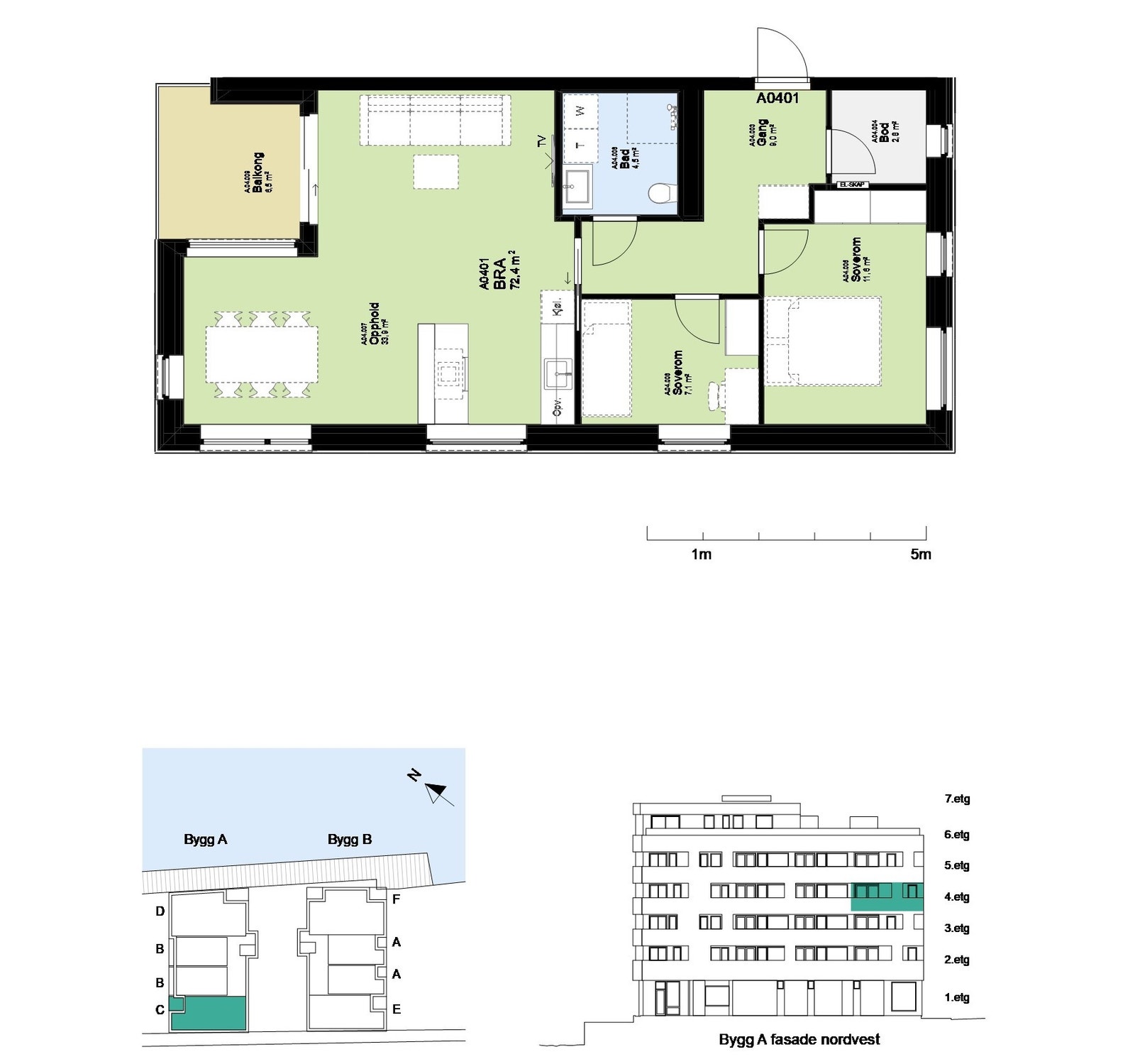 Plantegning Galleribilde