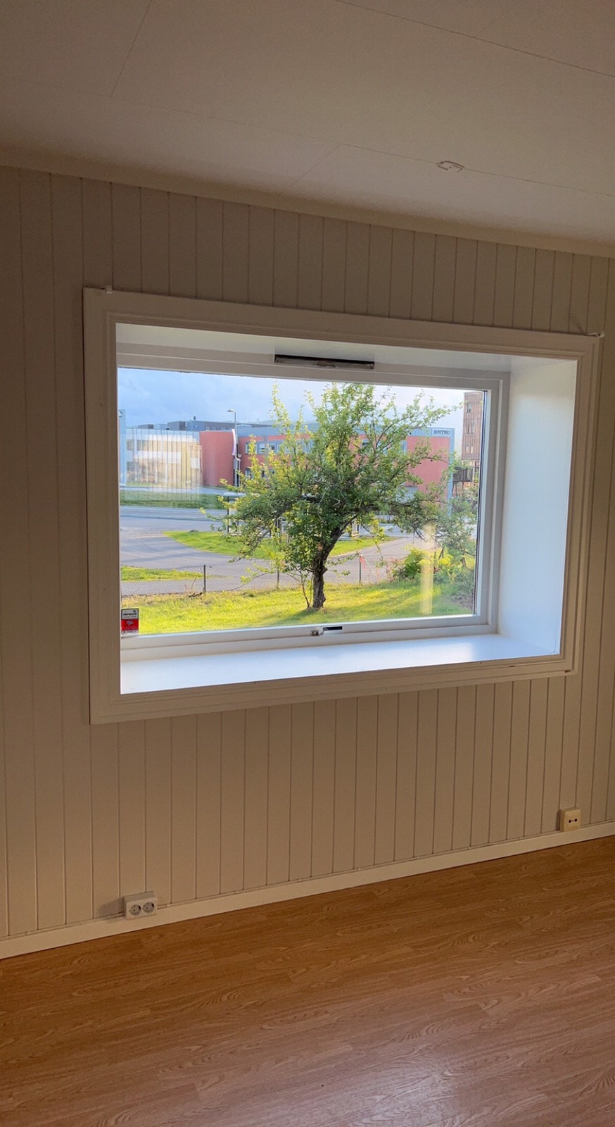 Utsikt til NTNU fra stuevinduet Galleribilde