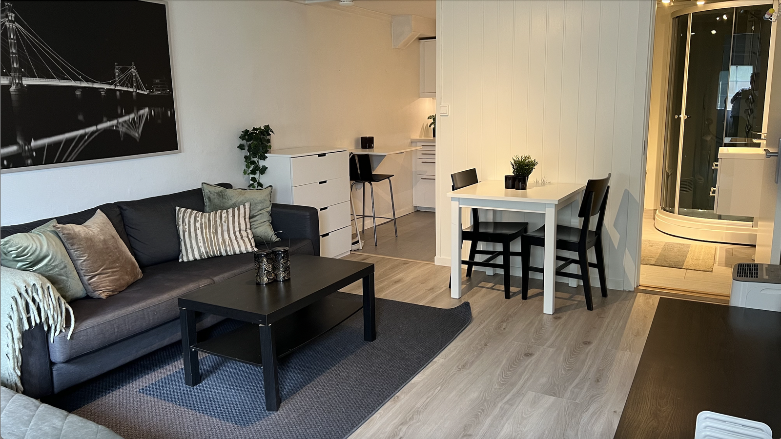 Fullt møblert hybel Galleribilde