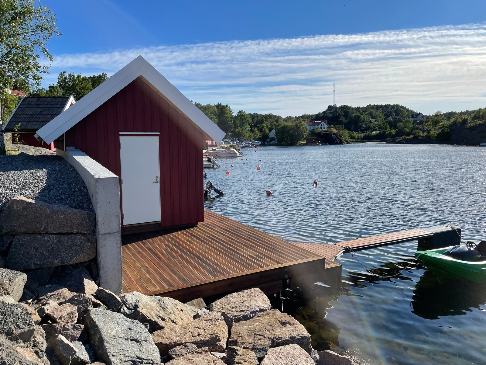 Nytt naust og brygge med utrigger fra 2022 Galleribilde