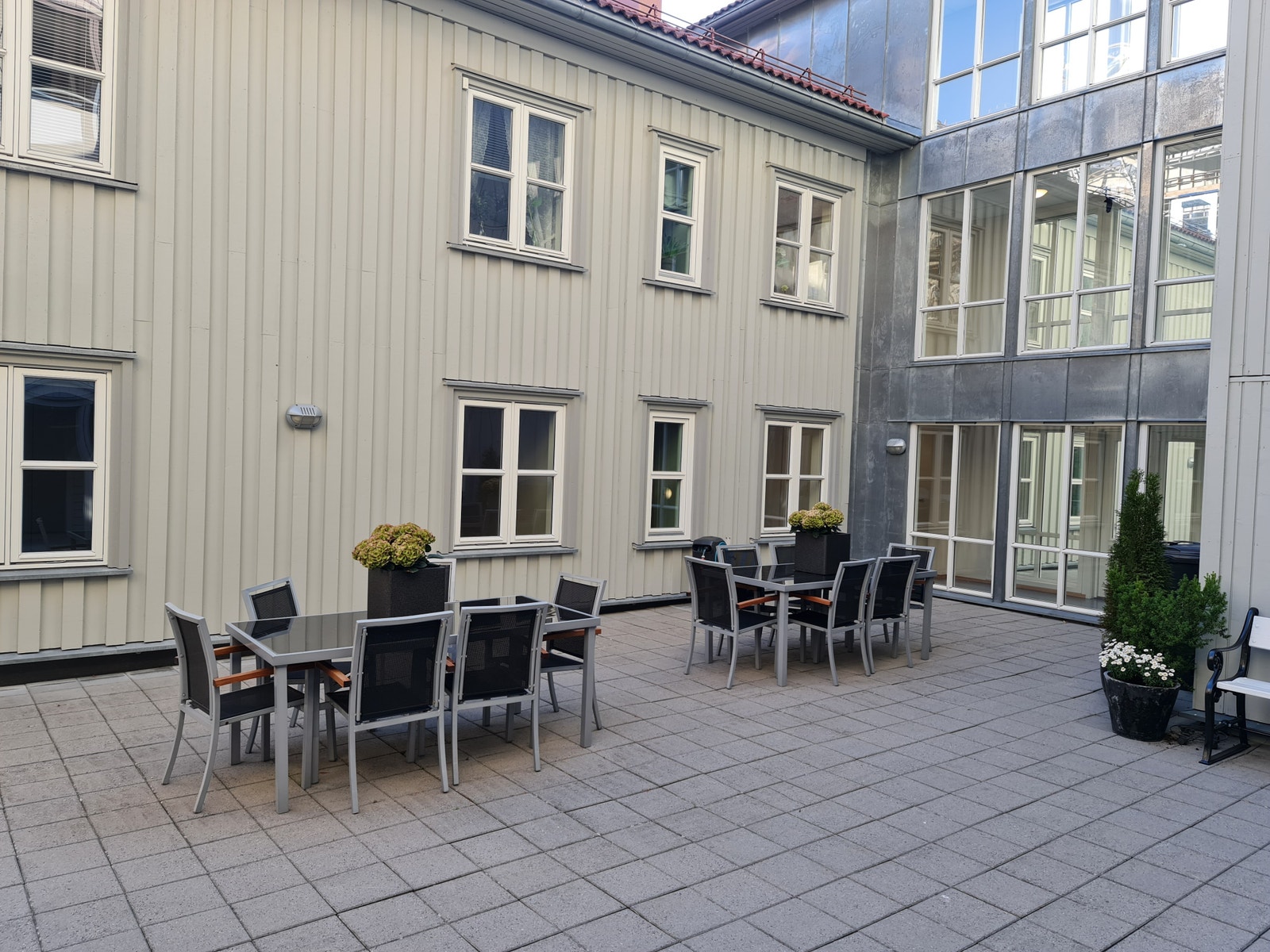 Koselig felles bakgård Galleribilde