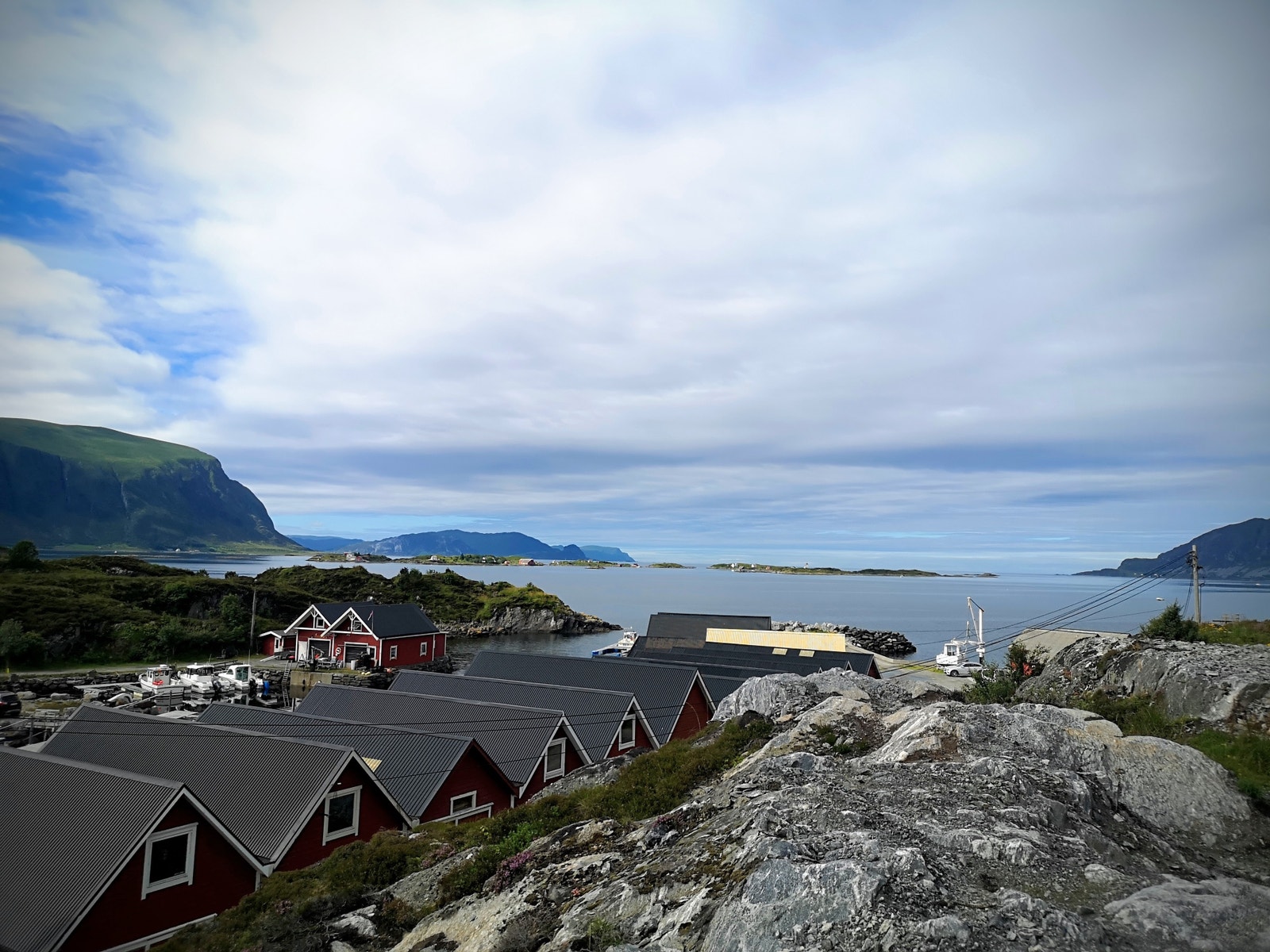 Utsikt mot Flåvær Galleribilde