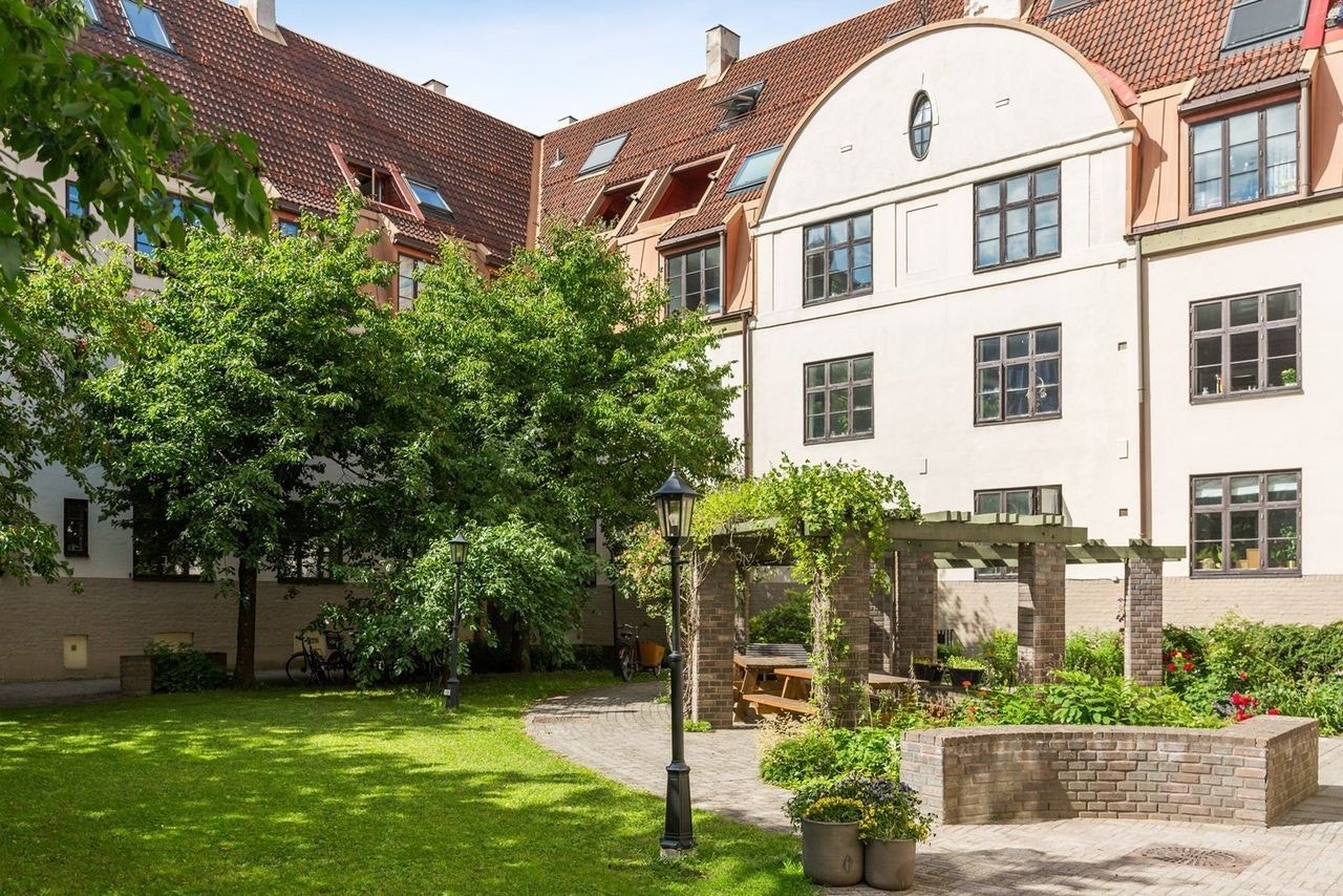 bakgård Galleribilde