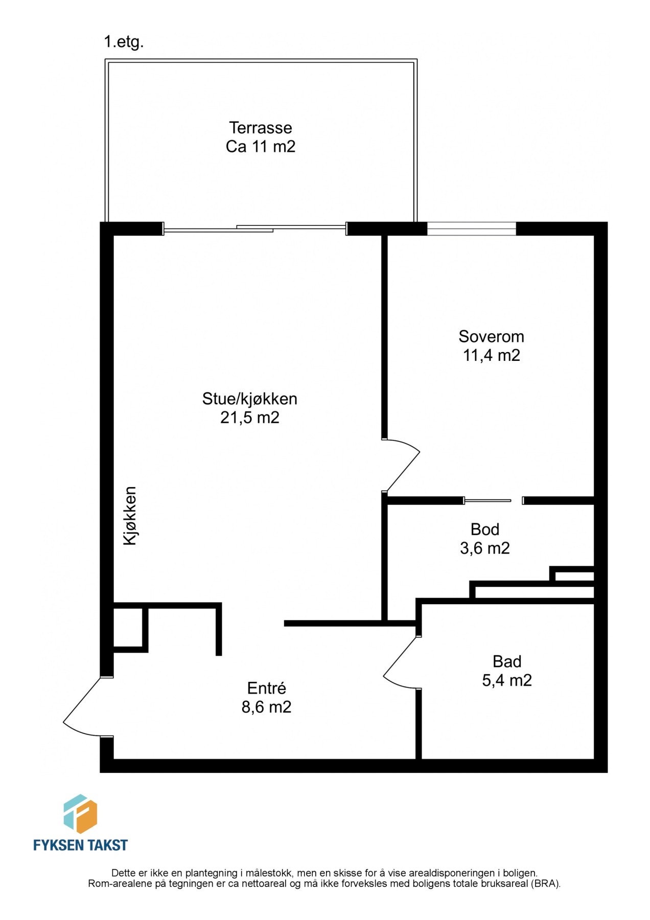 Planskisse. Galleribilde