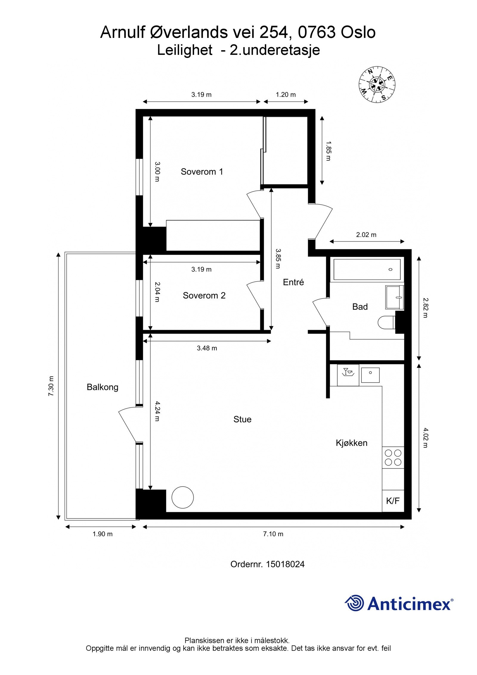 Plantegning Galleribilde