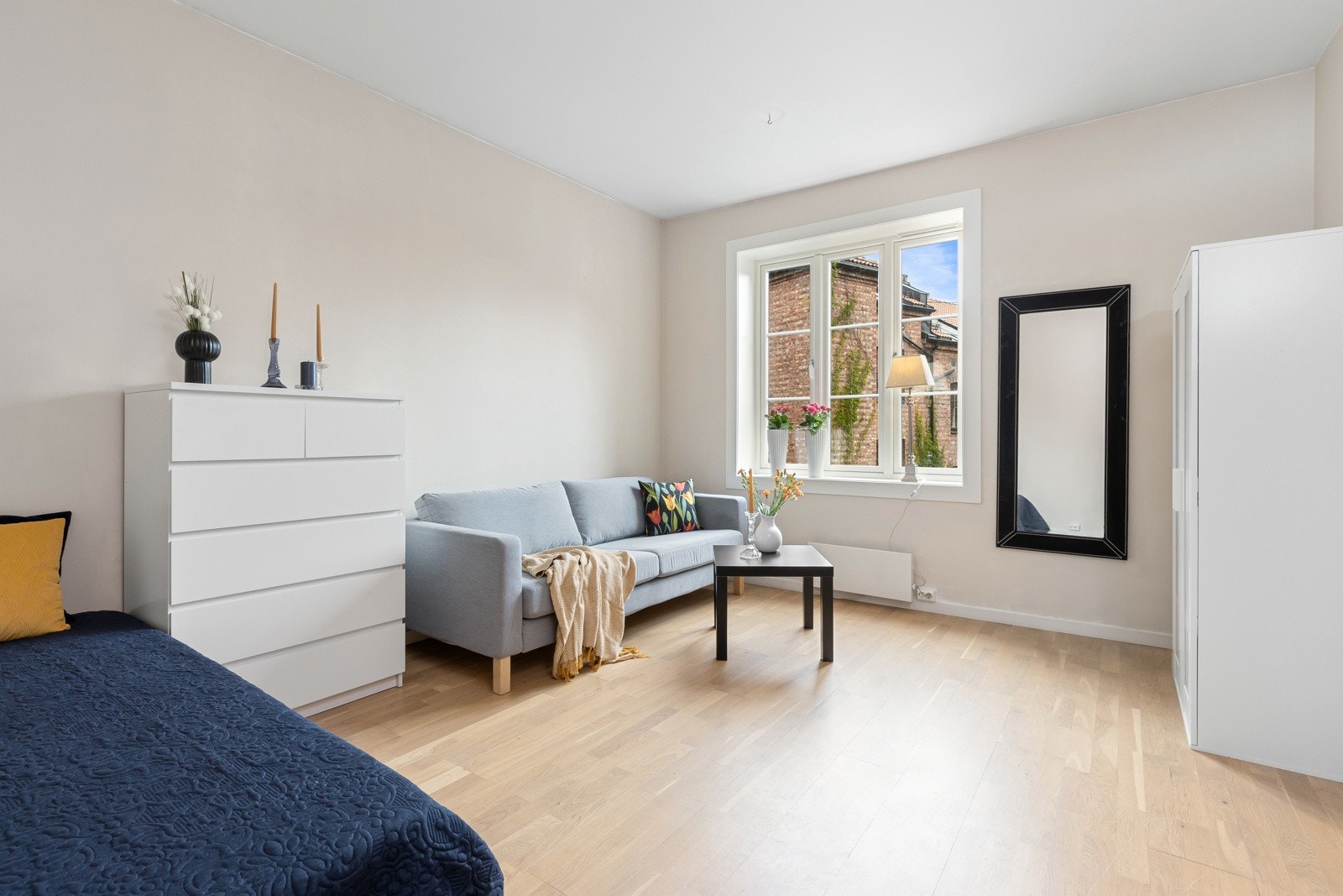 Her er det enkelt å sette sitt eget preg på leiligheten med ønsket innredning og møblement. Galleribilde