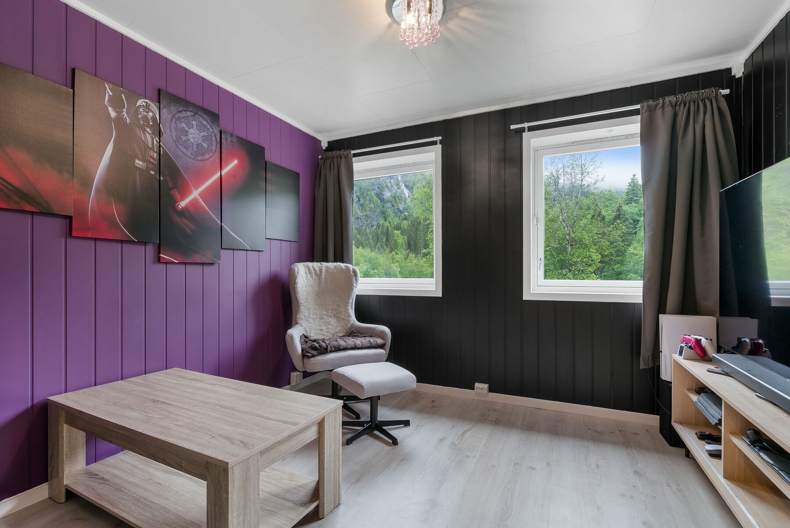 Soverom i sokkeletasjen. Galleribilde
