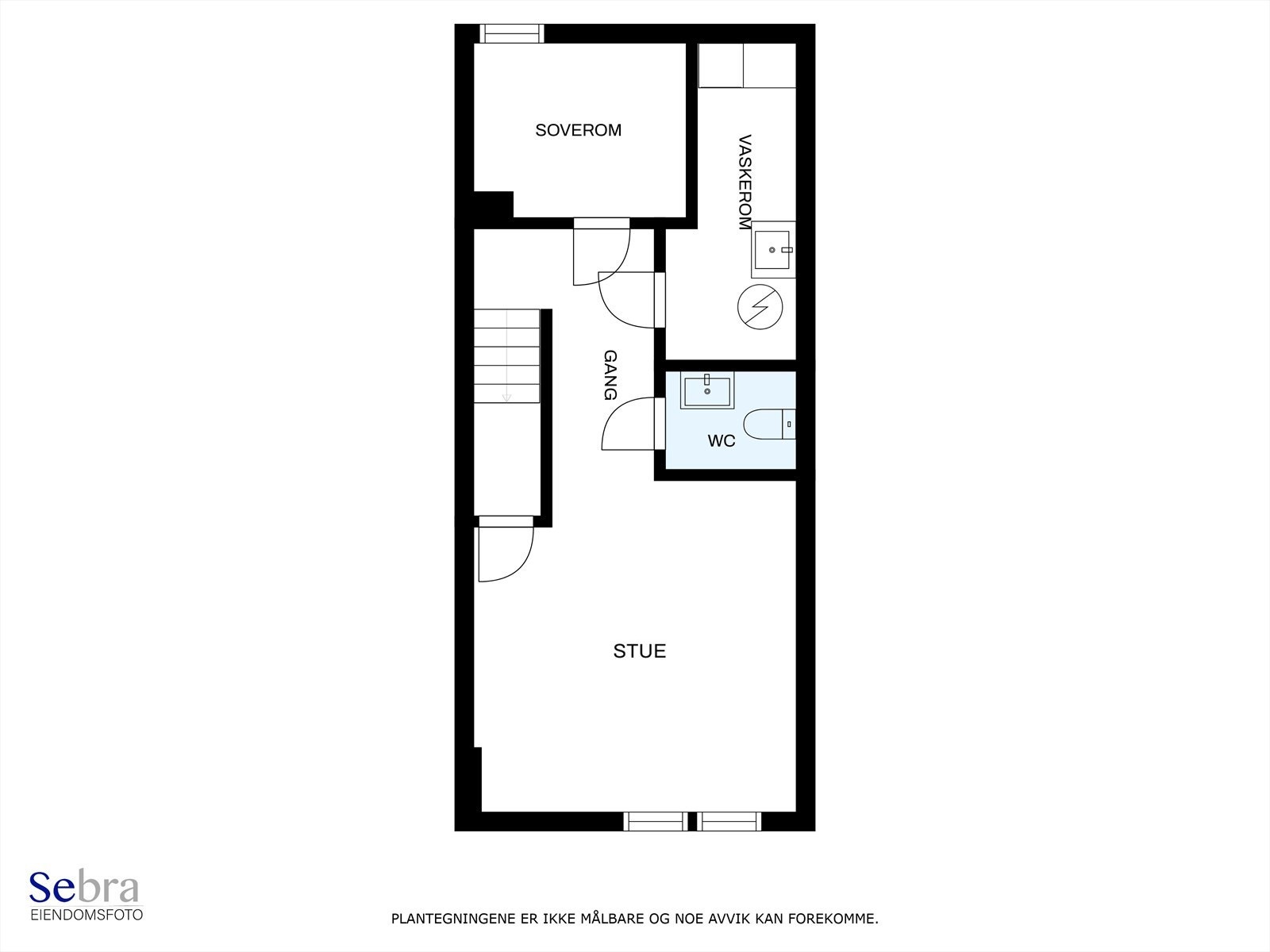 Plantegning - Underetasjen Galleribilde