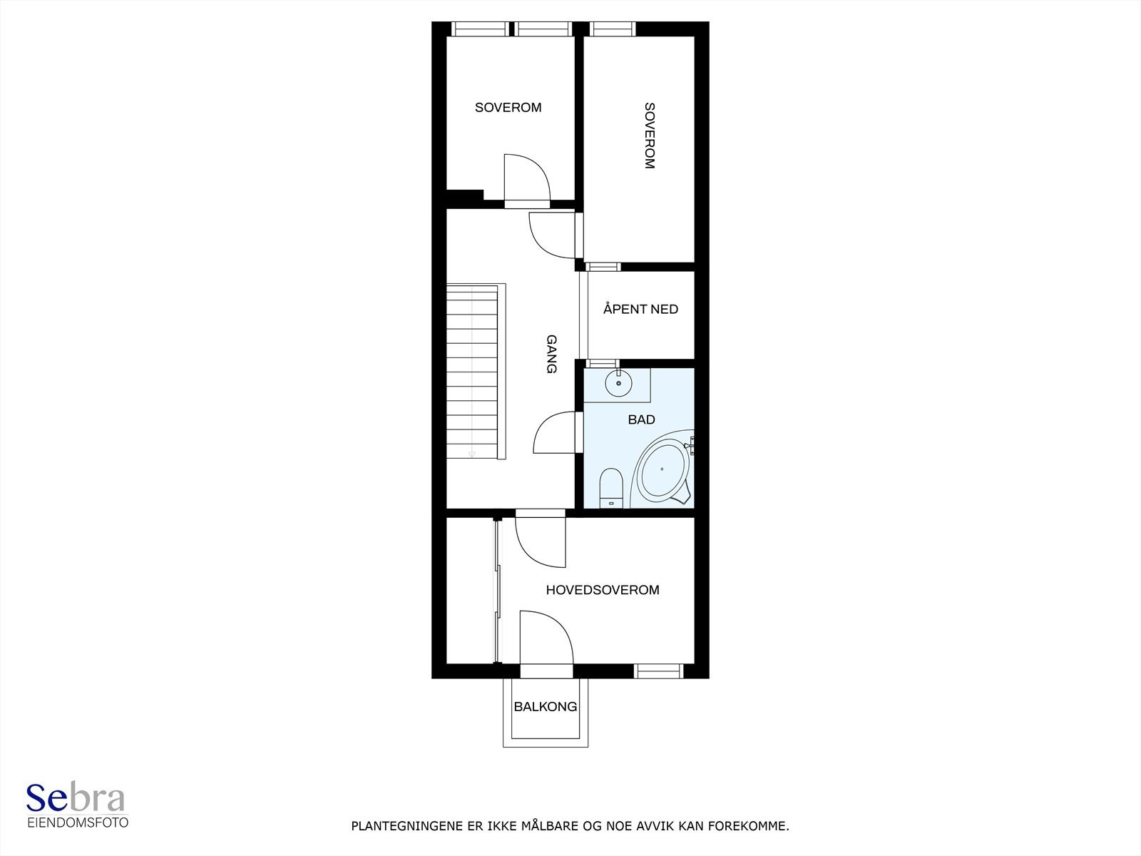 Plantegning - andre etasje Galleribilde