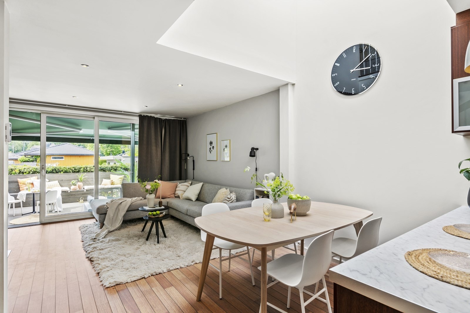 Her får du en luftig og lys atmosfære. Galleribilde