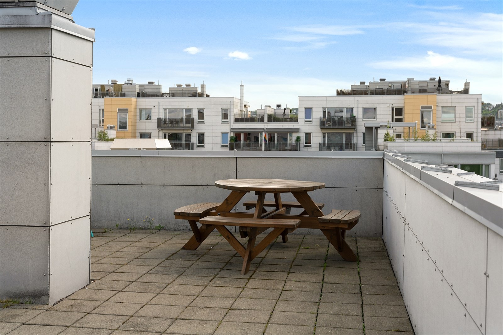 Felles takterrasse med heisadkomst Galleribilde