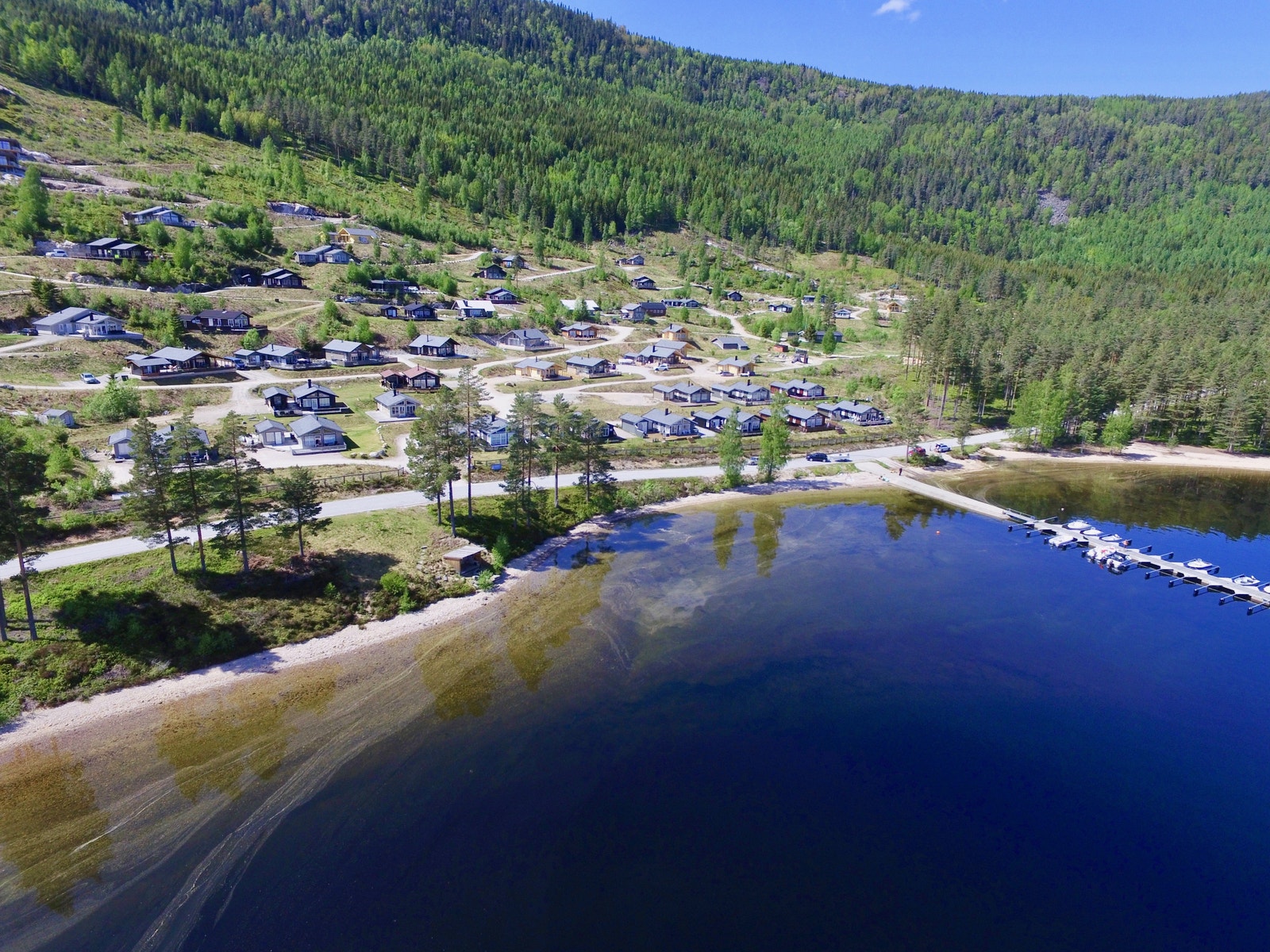 Oversiktsbilde Nisser Hyttegrend Galleribilde