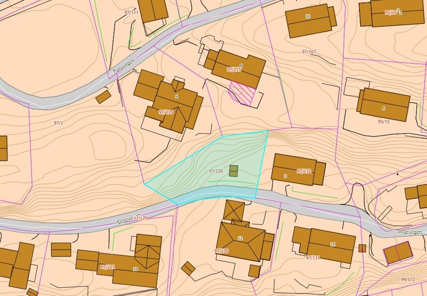 Fullstendig kommuneplan med tilhørende bestemmelser, samt reguleringsplan kan ses i fullstendig prospekt Galleribilde