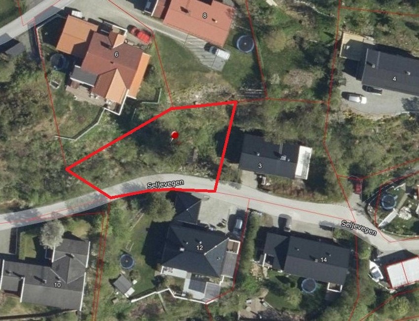 Kart med innrammet tomt Galleribilde