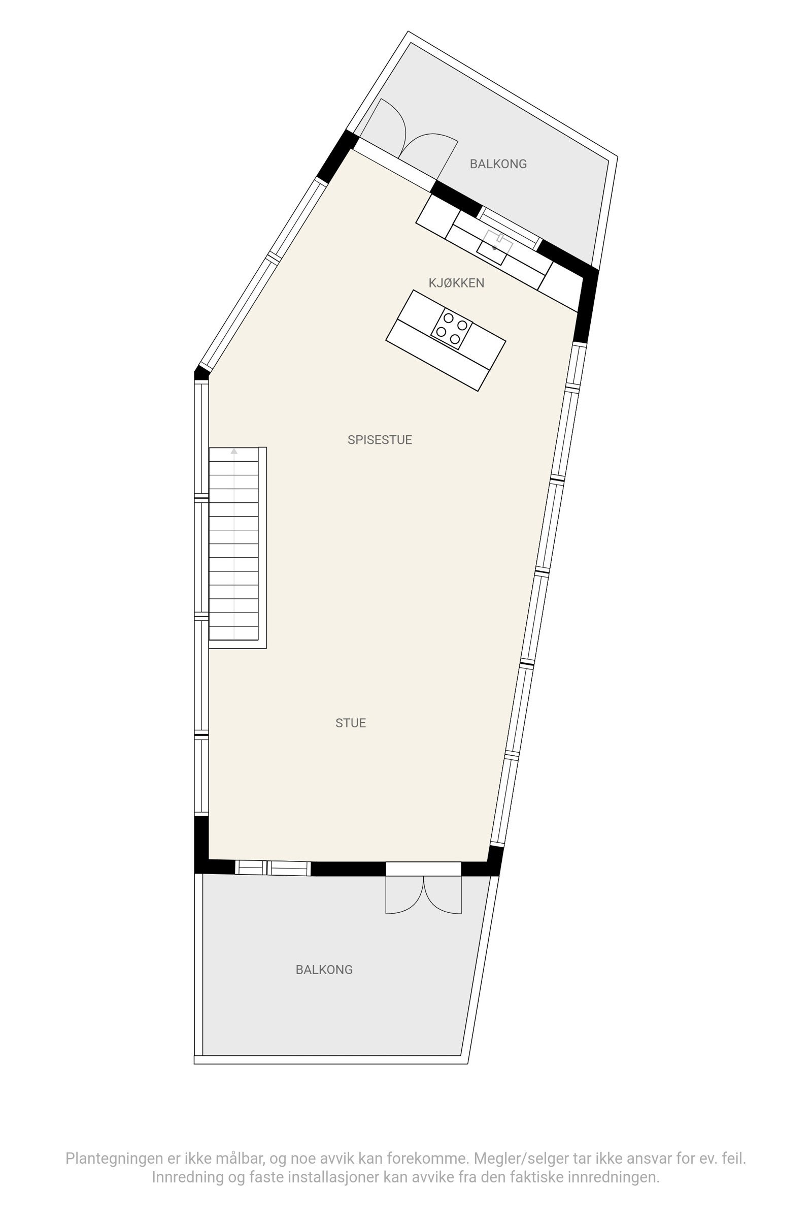 Plangetgning 2. etasje Galleribilde