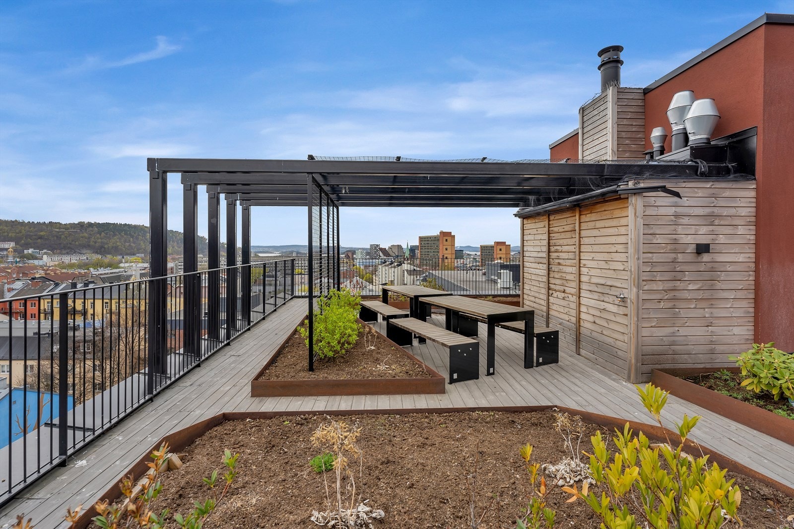 Dette er et herlig sted for å samle venner og gode naboer på varme sommerdager. Galleribilde