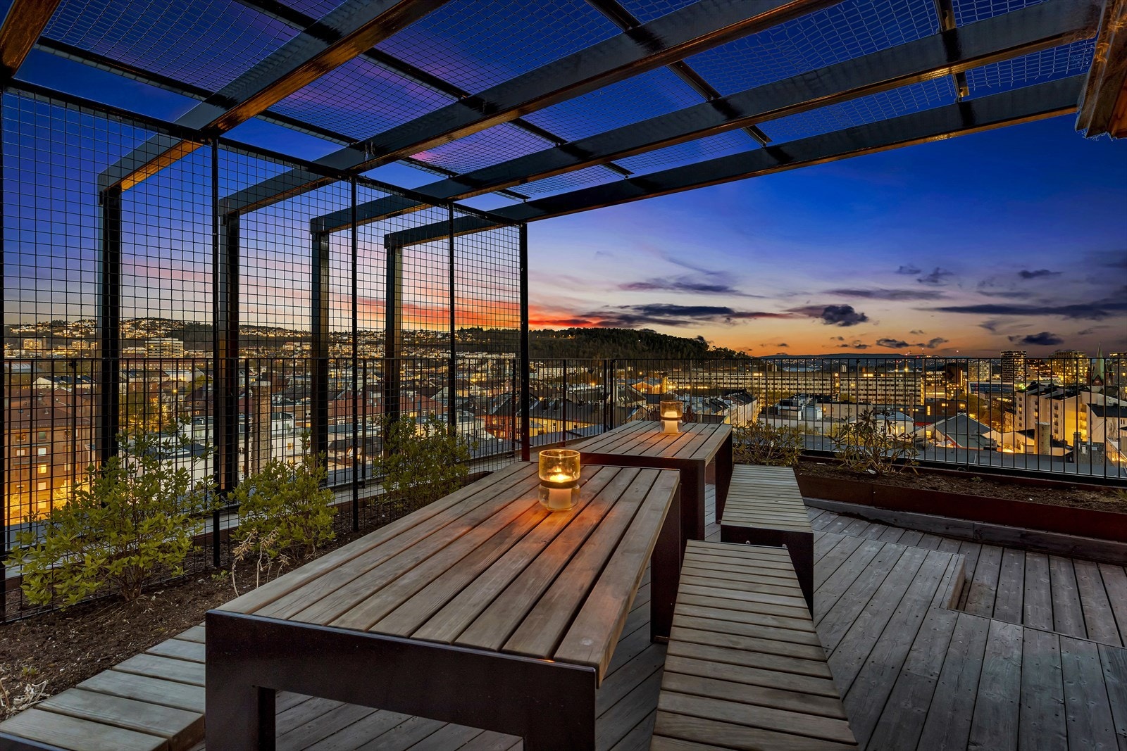 Her ligger alt til rette for sene kvelder i godt selskap. Galleribilde