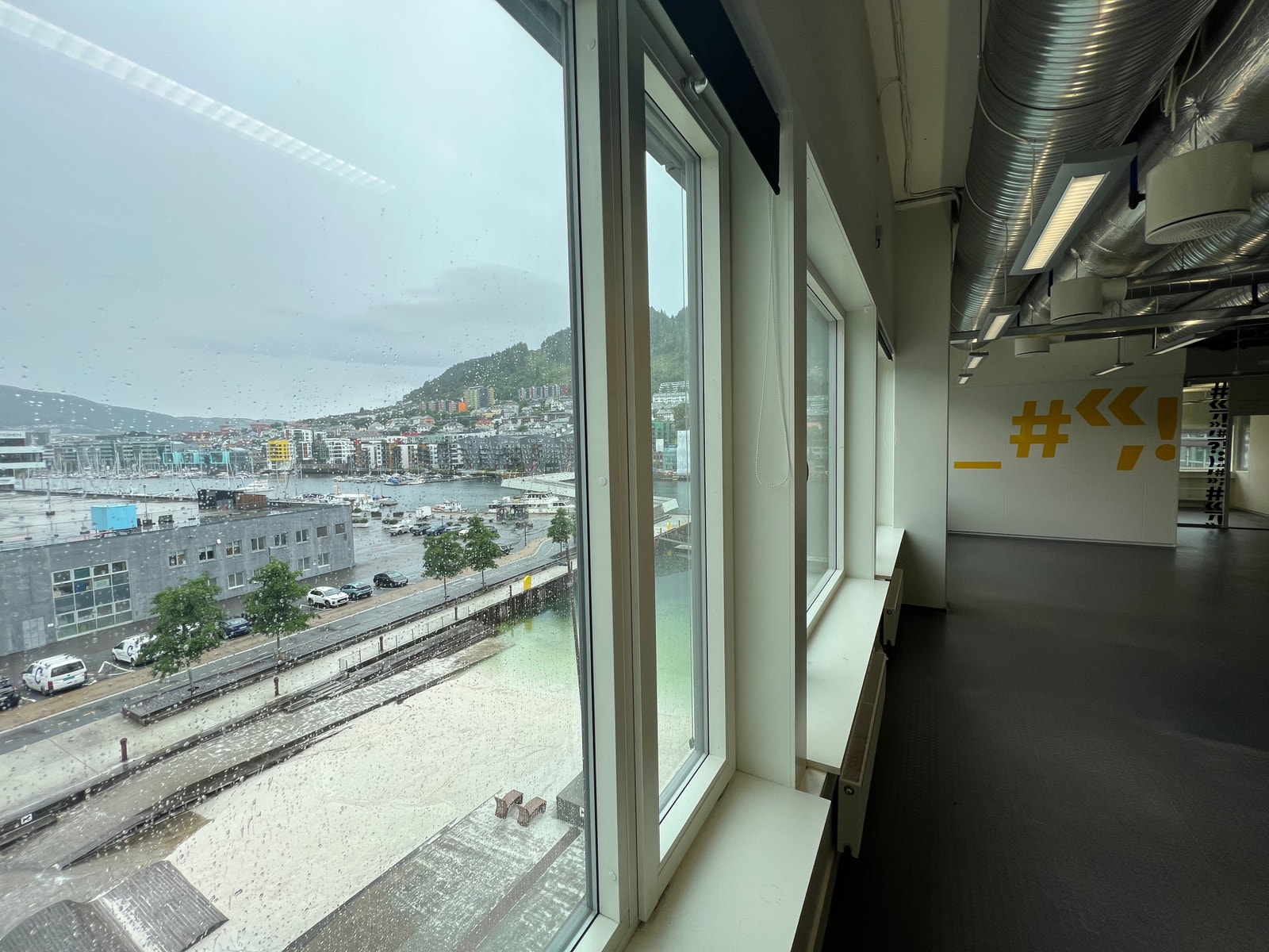 Fantastisk utsikt fra lokalene. Galleribilde