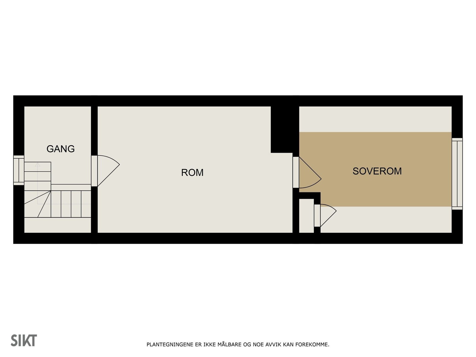 Plantegning loft. Galleribilde