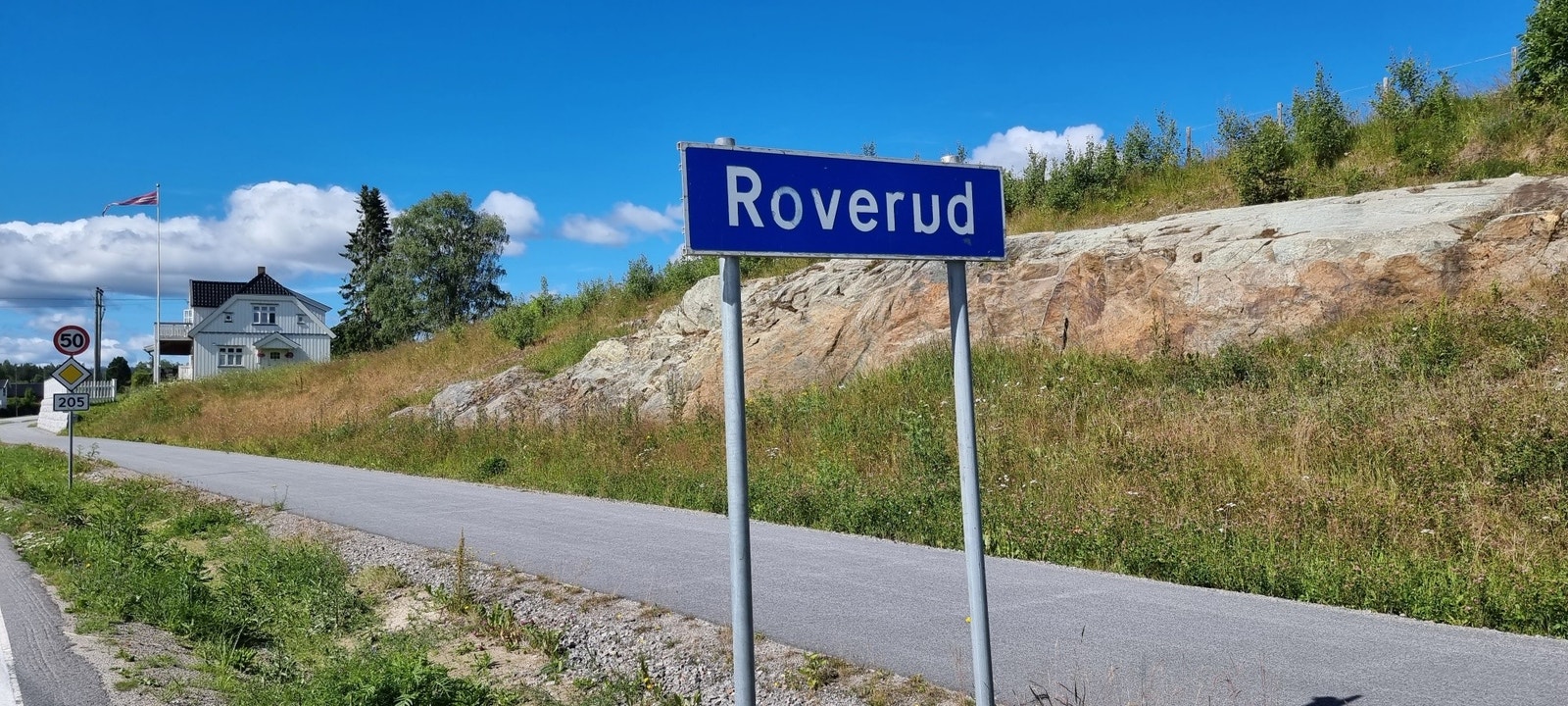 Skilt Roverud Galleribilde