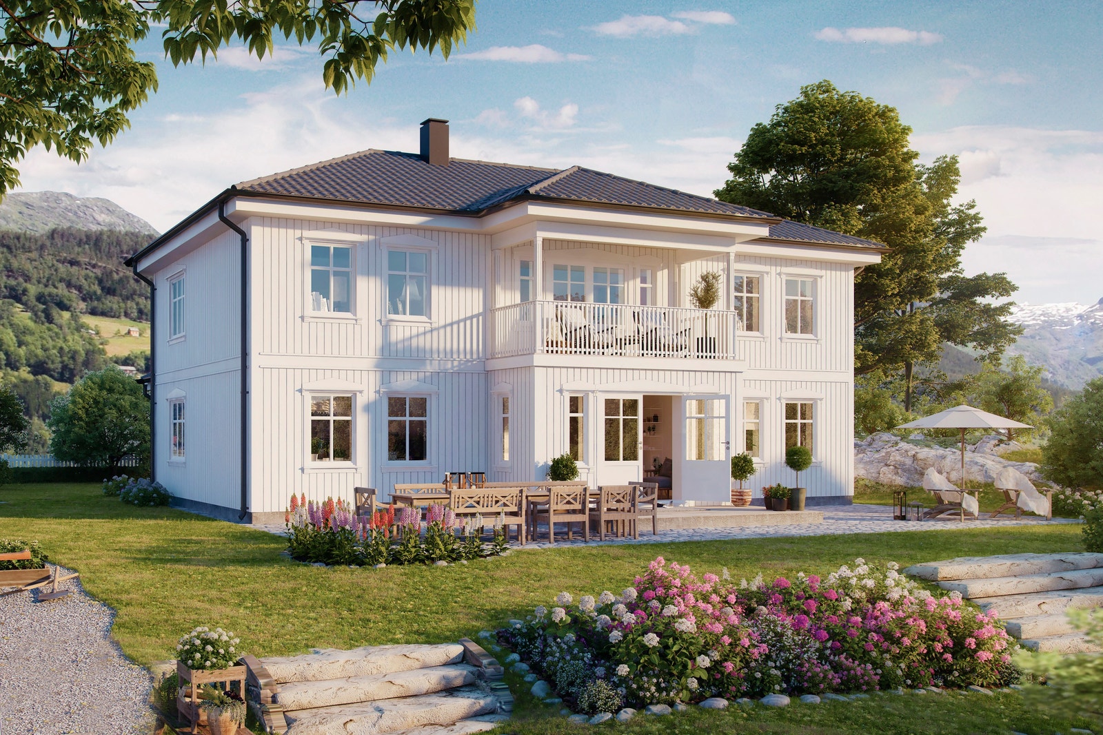 Huset Raumarheim. Eksempel på hus som kan passe tomten. Galleribilde