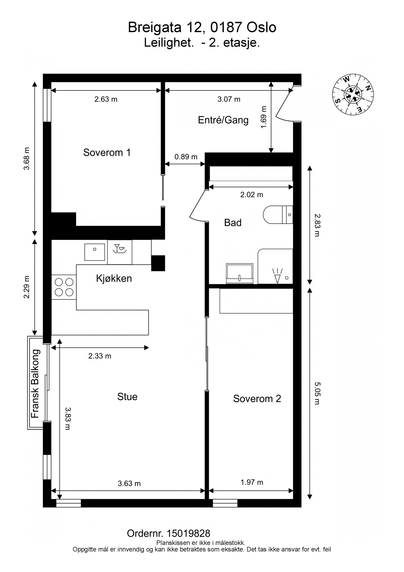 Plantegning. Galleribilde