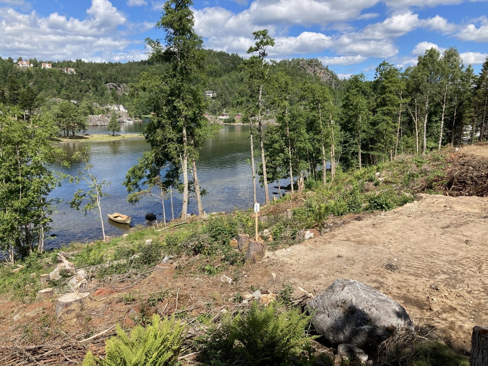 Tomt 1 grovplanert Galleribilde