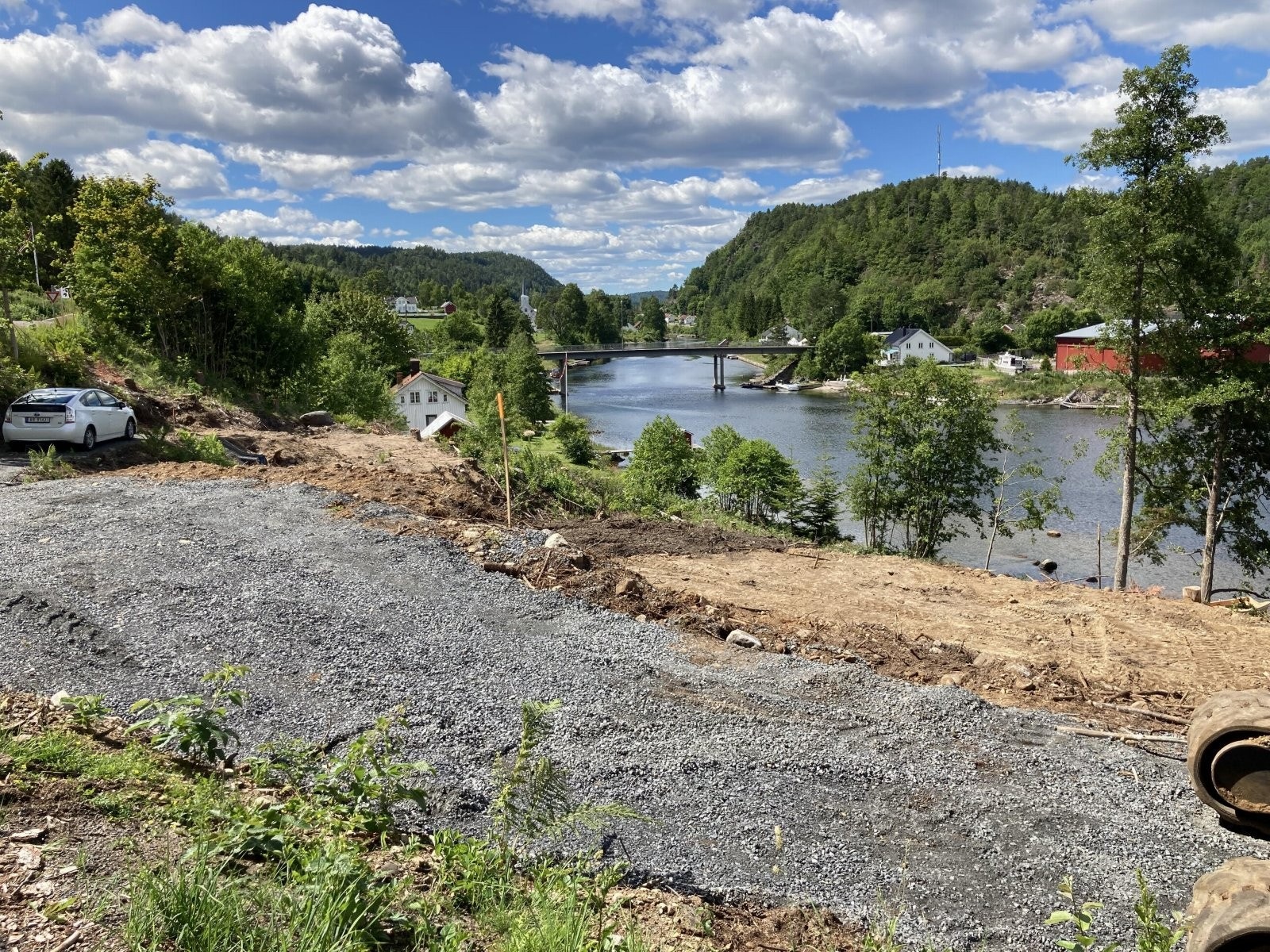 Tomt 2 grovplanert Galleribilde