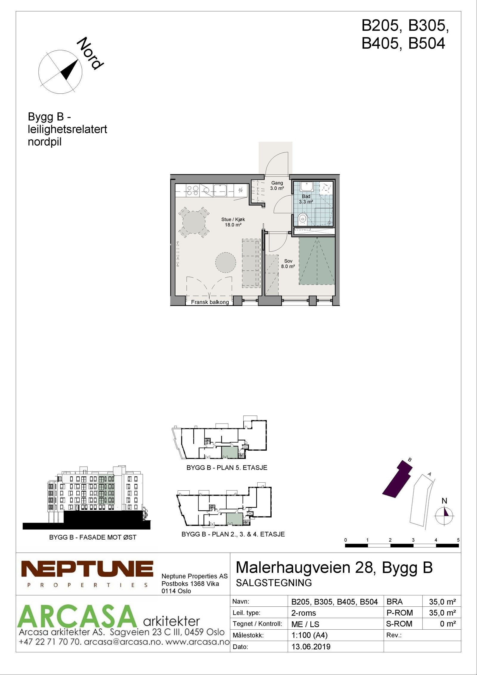 Plantegning. Galleribilde