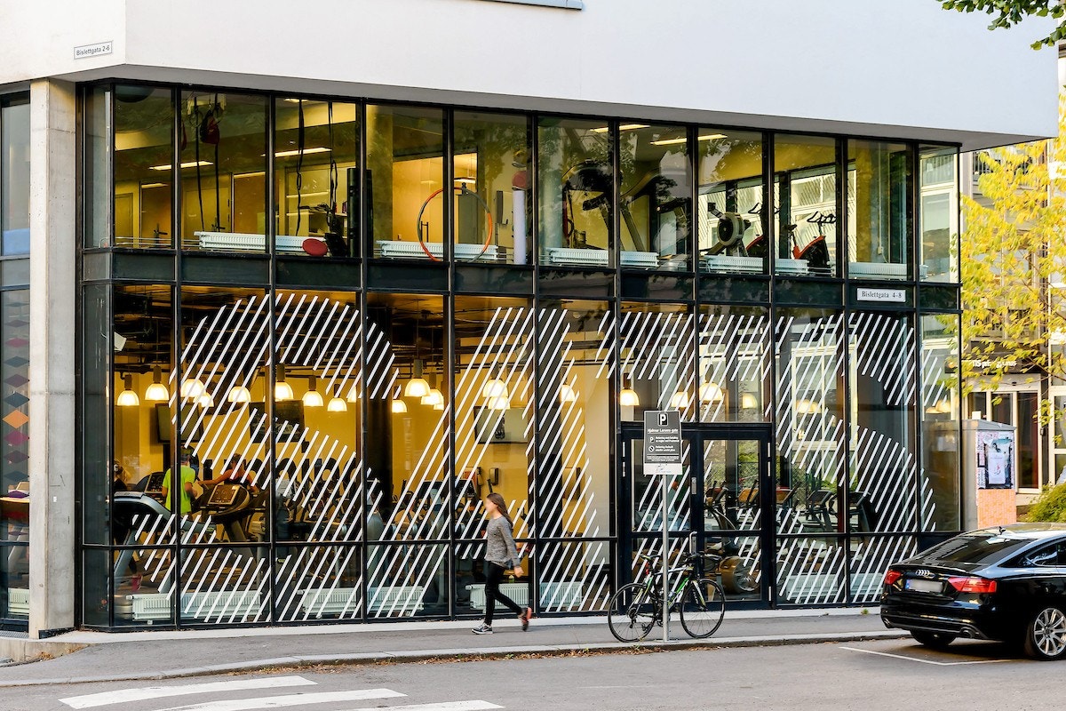 Sats Bislett er kun et av flere treningssenter i gangavstand. Galleribilde