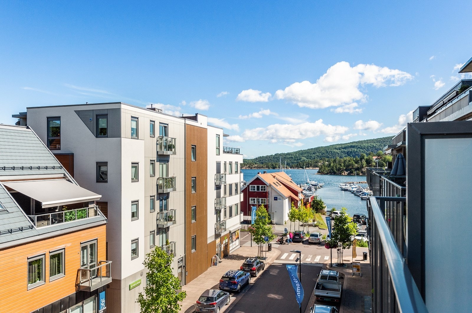 Flott utsikt fra leiligheten Galleribilde