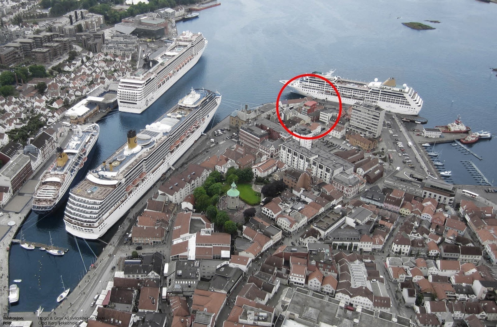 Midt i sentrum Galleribilde