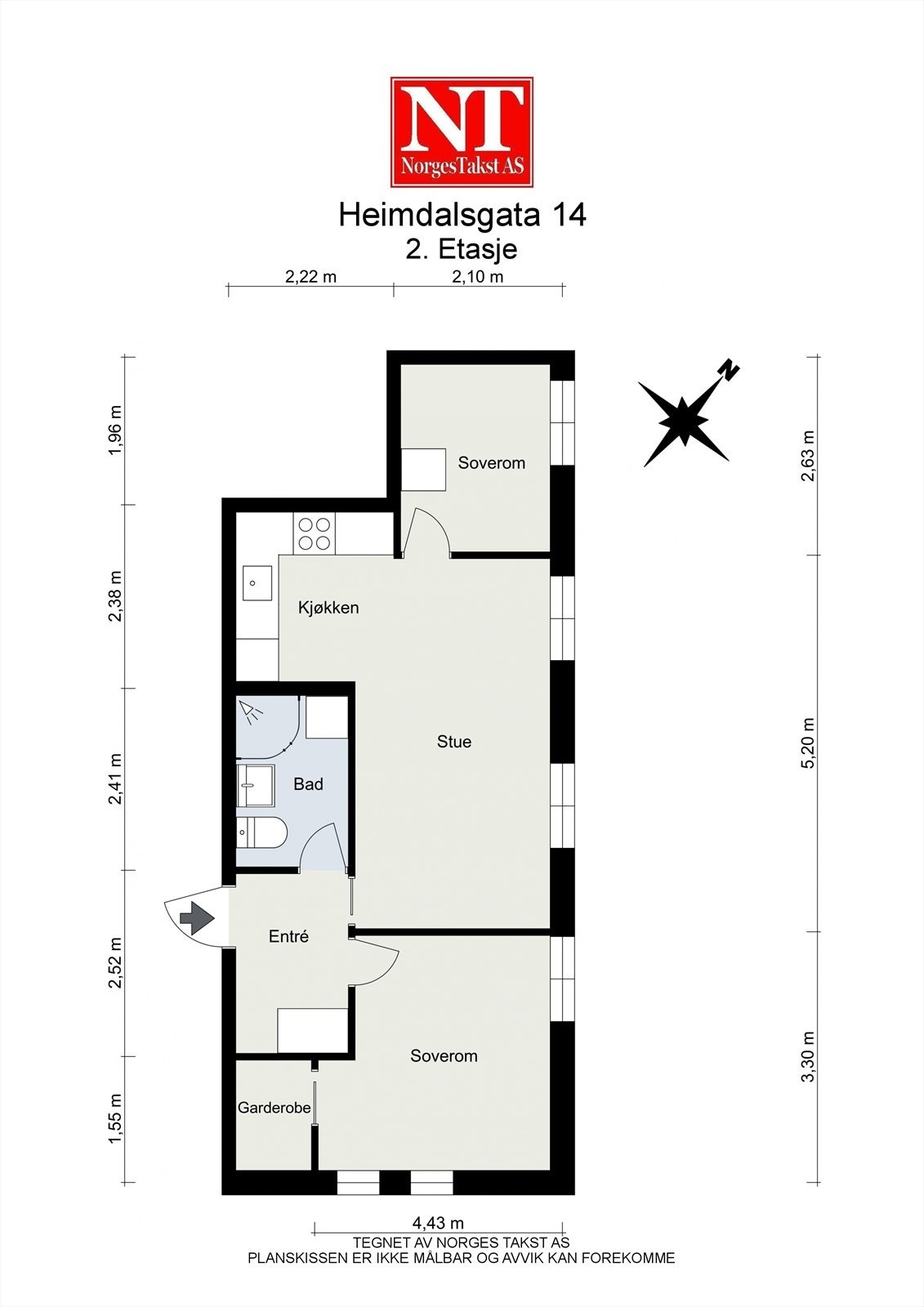 Plantegning Galleribilde