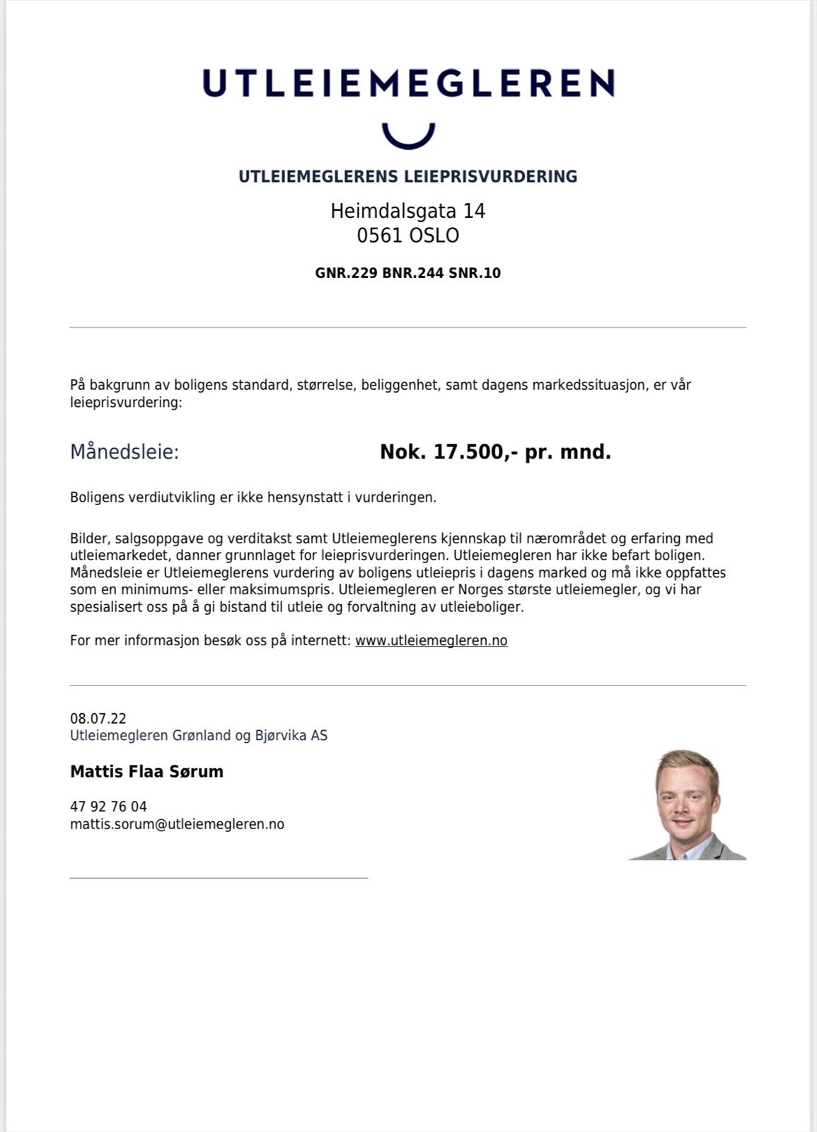 Utleie? Galleribilde