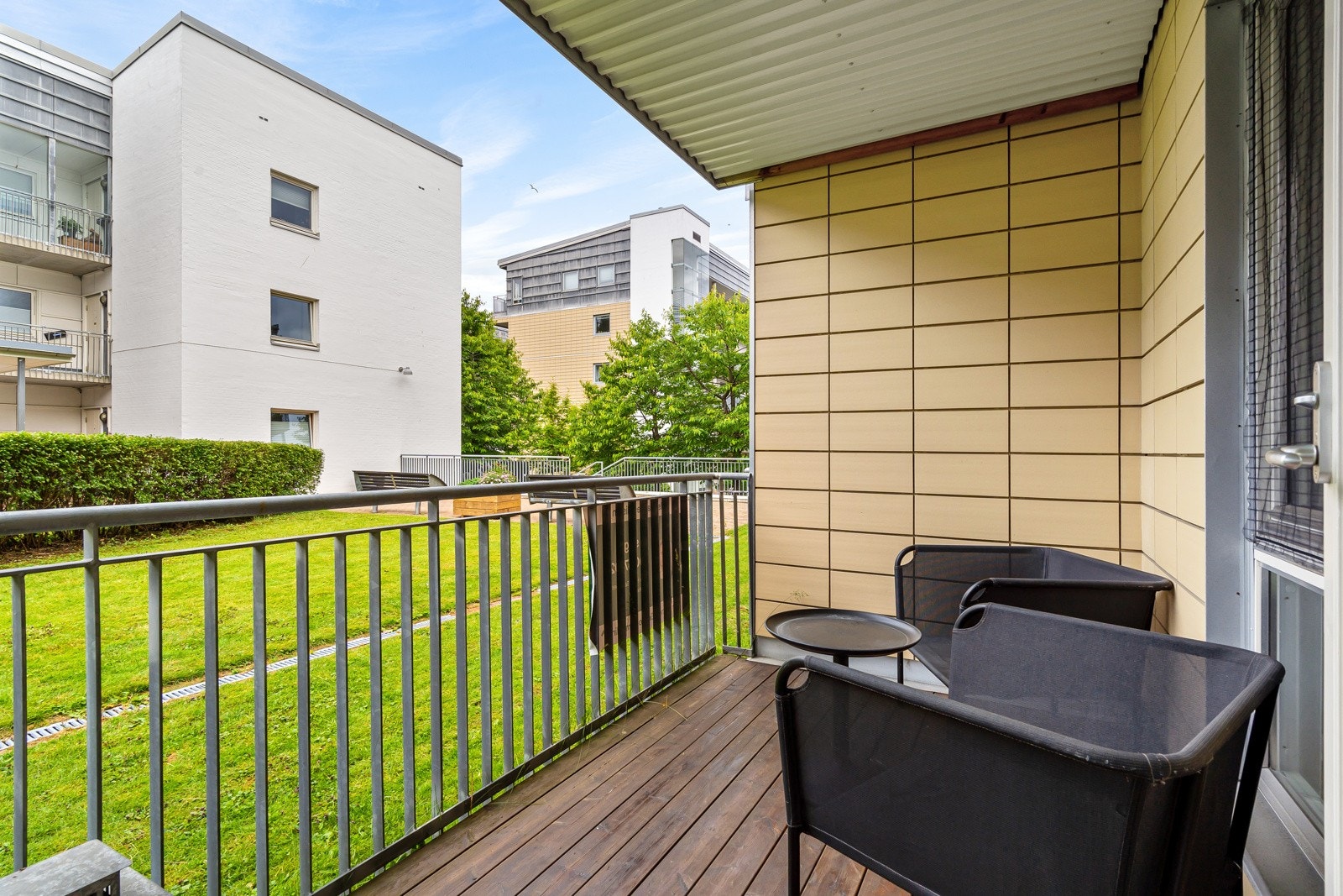 Leiligheten byr på en rekke gode kvaliteter som blant annet en vestvendt terrasse på 6 m² Galleribilde