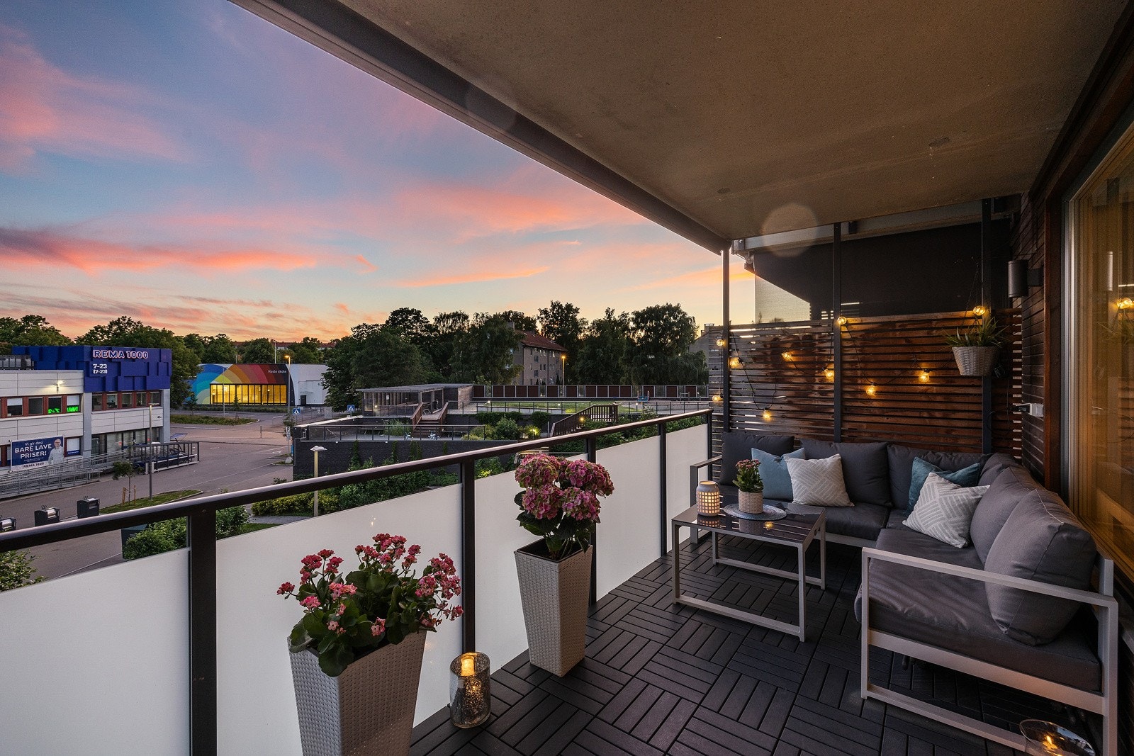 Kveldsbilde. Galleribilde